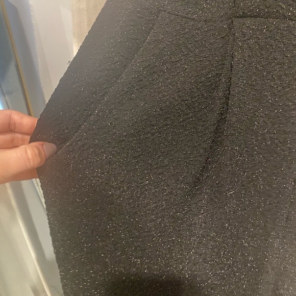 NWOT ASTR THE LABEL BLACK SPARKLY JUMPSUIT Med - Picture 4 of 5